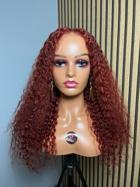 Glueless wig Reddish brown - Obsessionelle